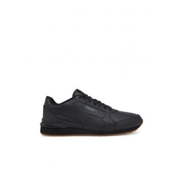 Pantofi sport barbati  304556500 - Piele naturala - Negru - Negru