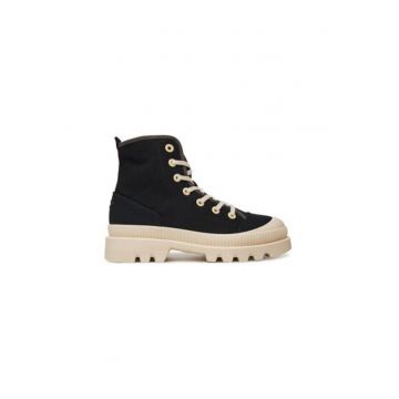 Pantofi sport dama - 251SC305DCT3541 -  Piele naturala - Negru