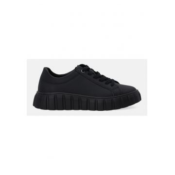 Pantofi sport din piele naturala cu talpa texturata