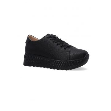 Pantofi sport din piele naturala texturata