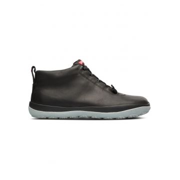 Pantofi sport impermeabili de piele Peu Pista GM 943 - Negru/Gri/Mint Green