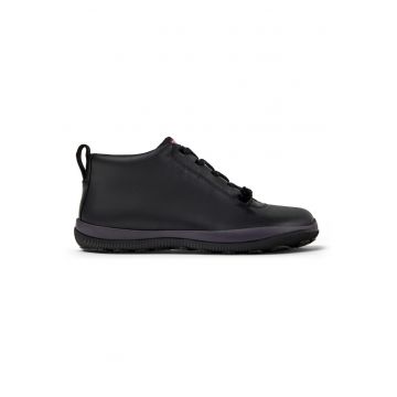 Pantofi sport impermeabili de piele Peu Pista GM 943 - Negru stins