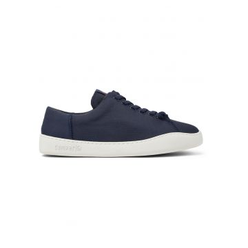 Pantofi sport textili cu sireturi - Albastru