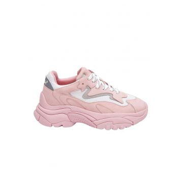 Pantofi sport ASH Addict Bis - roz - piele naturala intoarsa - talpa cauciuc -