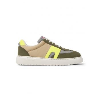 Pantofi sport cu insertii din piele intoarsa Runner K21