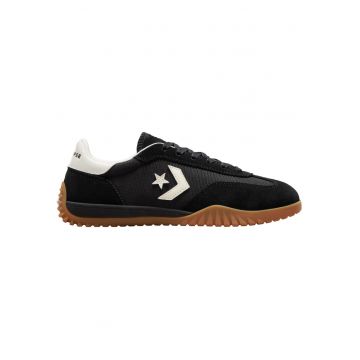 Pantofi sport de piele intoarsa cu logo