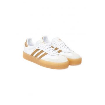 Pantofi sport din piele cu garnituri contrastante