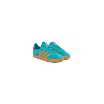 Pantofi sport din piele intoarsa cu logo