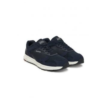 Tenisi barbatesti -  bleumarin - piele naturala -