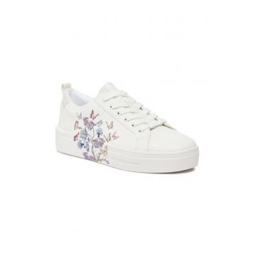 Tenisi dama -  piele ecologica - multicolor
