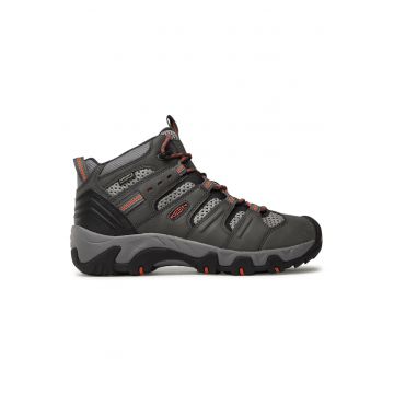 Bocanci trekking barbati  1023000 - Piele naturala - 47.5 EU - Gri