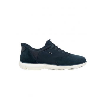 Pantofi sport barbatesti -  albastru inchis - piele naturala