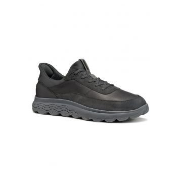 Pantofi sport barbati -  piele naturala - gri