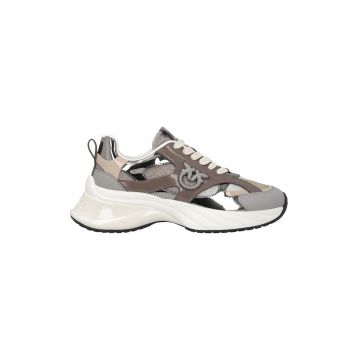 Pantofi sport de piele cu logo