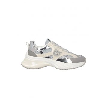 Pantofi sport de piele cu logo