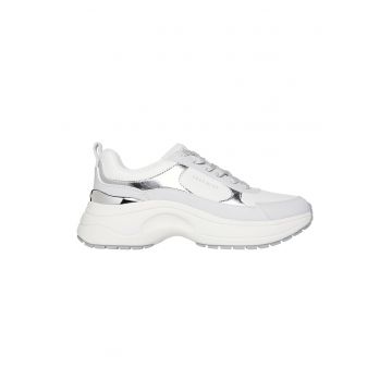 Pantofi sport demi-wedge cu garnituri cu aspect metalizat Hazel 2