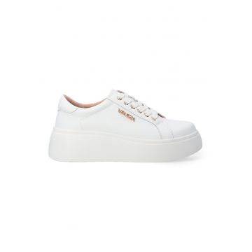 Pantofi sport din piele cu flatform