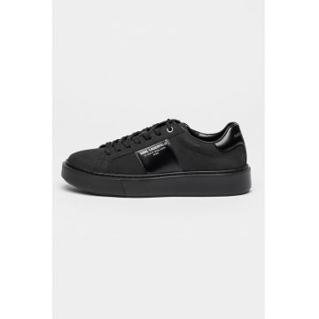 Pantofi sport din piele nabuc cu garnituri din piele Maxi