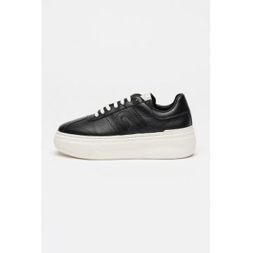 Pantofi sport flatform de piele Nuage