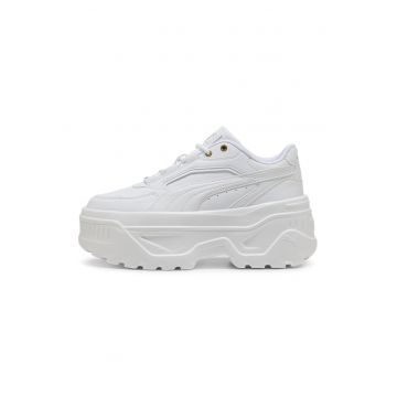 Pantofi sport Karmen X-tra flatform de piele ecologica