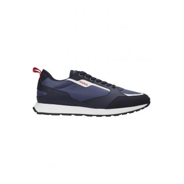 Pantofi sport low-cut cu logo - Albastru