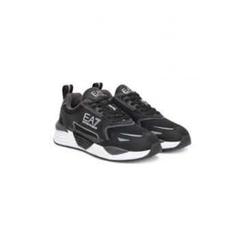 Tenisi barbati -  305577597 - piele ecologica - negru