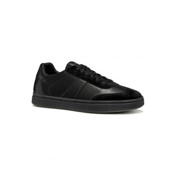 Tenisi barbati -  piele naturala - 305273918 - negru