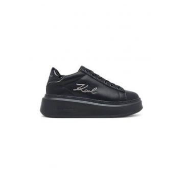 Tenisi dama 305613943 -  Piele naturala - Negru