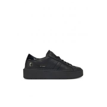 Tenisi dama 305619334 -  Piele naturala - Negru