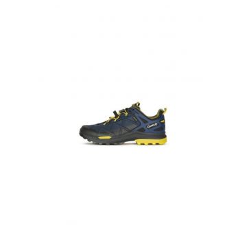 Bocanci trekking barbati  302766222 - Piele ecologica - 46 EU - Albastru