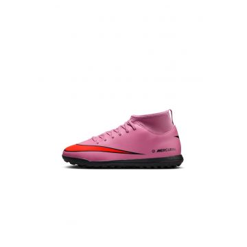 Ghete de fotbal  JR Mercurial Superfly 10 Club TF - roz - Ghete de fotbal  JR Mercurial Superfly 10 Club TF - roz -