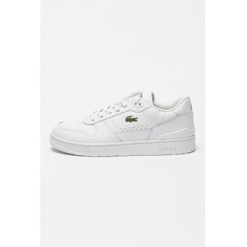 Pantofi sport de piele cu logo - Alb optic - Pantofi sport de piele cu logo - Alb optic -