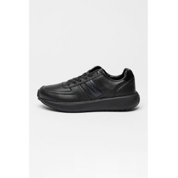 Pantofi sport de piele cu logo City Runner Pantofi sport de piele cu logo City Runner