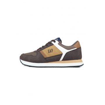 Pantofi sport de piele ecologica cu logo Pantofi sport de piele ecologica cu logo