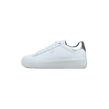 Pantofi sport de piele ecologica cu logo Pantofi sport de piele ecologica cu logo
