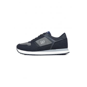 Pantofi sport de piele ecologica cu logo Pantofi sport de piele ecologica cu logo