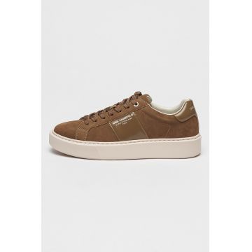 Pantofi sport din piele nabuc cu garnituri din piele Maxi Pantofi sport din piele nabuc cu garnituri din piele Maxi