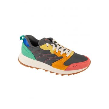 Semipantofi sport  universal - gri-portocaliu - piele intoarsa - sintetic - pentru femei Semipantofi sport  universal - gri-portocaliu - piele intoarsa - sintetic - pentru femei