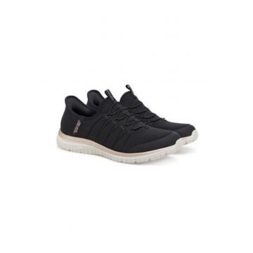 Pantofi sport dama  304739927 - Textil - Negru - Negru