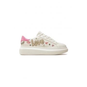 Pantofi sport dama  304788840 - Piele naturala - Alb - Alb