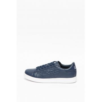 Pantofi sport de piele unisex - cu logo in relief Pantofi sport de piele unisex - cu logo in relief