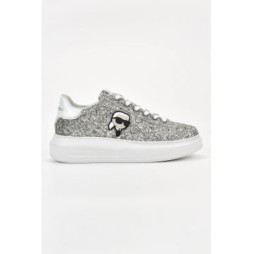 Pantofi sport cu garnituri de piele Pantofi sport cu garnituri de piele