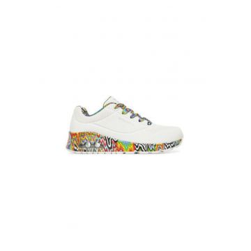 Pantofi sport dama  304743290 - Piele ecologica - Alb