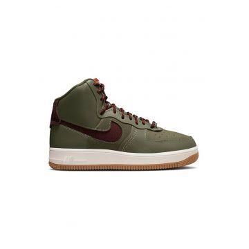 Pantofi sport inalti din piele cu insertii din material textil Air Force Sculpt Wild Pantofi sport inalti din piele cu insertii din material textil Air Force Sculpt Wild