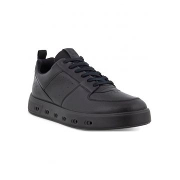 Tenisi barbati  piele naturala - negru - variante - Negru