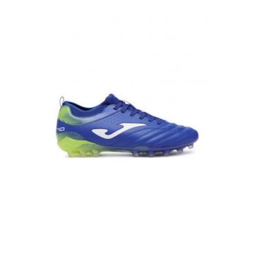 Ghete de fotbal  N10S2504AG - Piele ecologica - Albastru