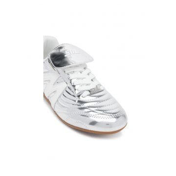 Pantofi sport dama - SM19000136 -  Piele naturala - Argintiu Pantofi sport dama - SM19000136 -  Piele naturala - Argintiu