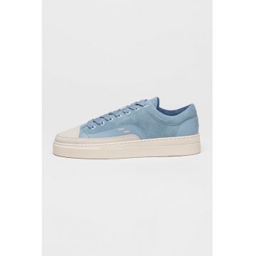 Tenisi low-cut de piele si piele intoarsa Tenisi low-cut de piele si piele intoarsa