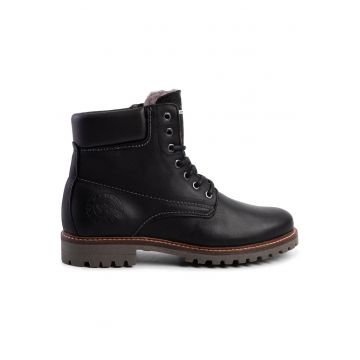 Bocanci de drumetie barbati  31-49201-71 - Piele naturala - 41 EU - Negru Bocanci de drumetie barbati  31-49201-71 - Piele naturala - 41 EU - Negru