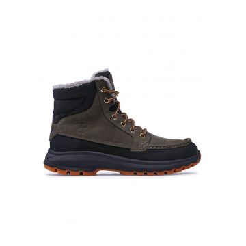 Bocanci trekking barbati  11422 - Piele naturala - Kaki Bocanci trekking barbati  11422 - Piele naturala - Kaki